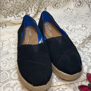 Toms black size W5.5